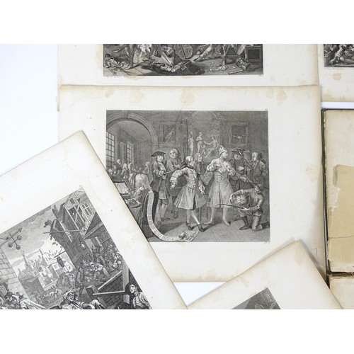 2007 - After William Hogarth (1697-1764), 19th century, Engravings, Second and Fifth Series of Hogarth's Wo... 