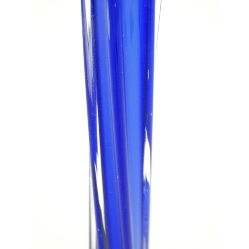 166 - A Murano art glass solifleur vase.  Approx 15 3/4