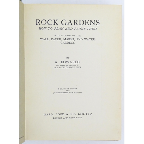 869 - Books: Three books on the subject of gardening, comprising Kew Gardens by A. R. Hope Moncrieff, 1908... 