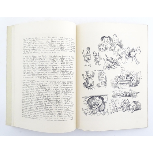 876 - Books: Five author's proof hand bound books by Richard Ziegler with illustrations and German text. S... 