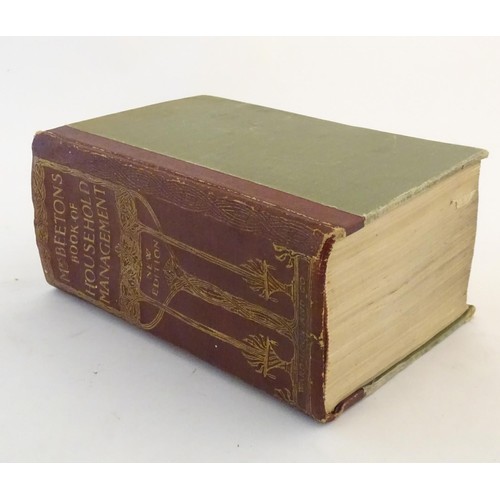 887 - Book: Mrs Beeton's Book of Household Management: A Guide to Cookery in all Branches. Published by Wa... 