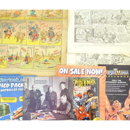 945 - Books / Comics: A quantity of assorted comic books and magazines to include The Beano, no. 991 (1961... 