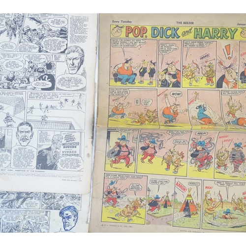 945 - Books / Comics: A quantity of assorted comic books and magazines to include The Beano, no. 991 (1961... 