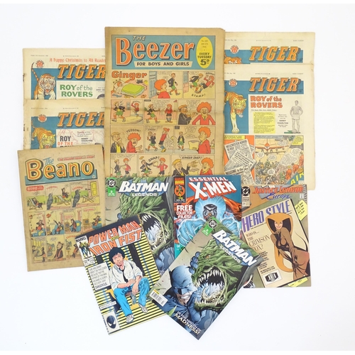 945 - Books / Comics: A quantity of assorted comic books and magazines to include The Beano, no. 991 (1961... 