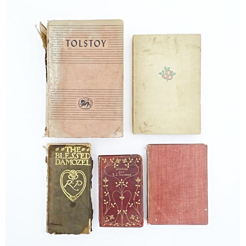 855 - Books: Five assorted books comprising The Short Novels of Tolstoy, translated by Aylmer Maude, 1960;... 