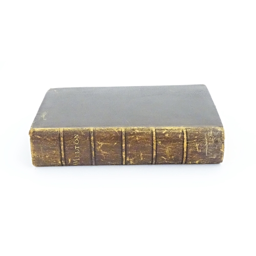 867 - Book: Poetical Works of John Milton, with photographic illustrations, by Deswall Vaughan. Published ... 