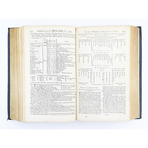 879 - Books: Two periodicals comprising The Gentleman's Magazine & Historical Chronical, volume XIV, by Sy... 