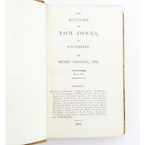 888 - Book: The History of Tom Jones - A Foundling, volume II, by Henry Fielding. Printed by Rider & Weed,... 