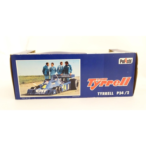 834 - Toys : Assorted die cast / scale model vehicles to include a boxed Polistil GG3 Tyrrlel P34/2 model ... 