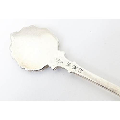 433 - A silver teaspoon with RNLI detail to handle, hallmarked Birmingham 1973, maker Turner and Simpson. ... 