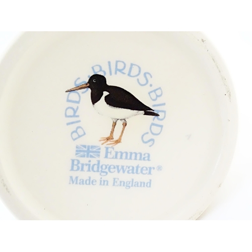 143 - Six Emma Bridgewater mugs comprising Crested Grebe, Swallow, Hellebore, Robin, Summer, and Jericho O... 