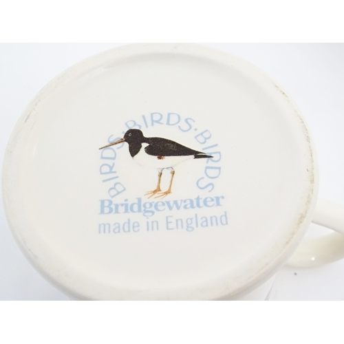 143 - Six Emma Bridgewater mugs comprising Crested Grebe, Swallow, Hellebore, Robin, Summer, and Jericho O... 