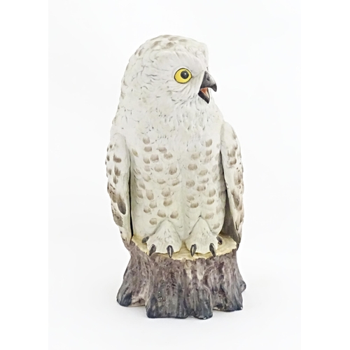 130 - A Royal Meridian Noritake model of an owl. Marked under. Approx. 8 1/4