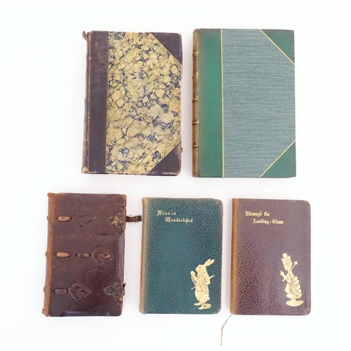 893 - Books: Five assorted books comprising The Little Flowers of Saint Francis, 1926; Alice's Adventures ... 