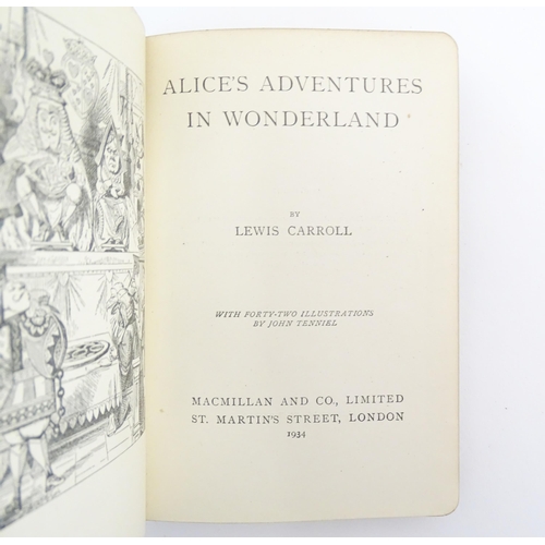 893 - Books: Five assorted books comprising The Little Flowers of Saint Francis, 1926; Alice's Adventures ... 