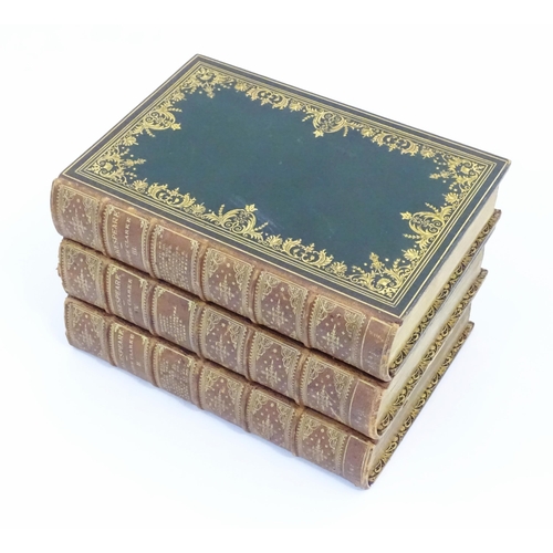 911 - Books: The Works of William Shakespeare, volumes 2 - 4, edited by Charles and Mary Cowden Clarke. Pu... 