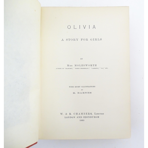 933 - Books: Five books comprising The Manor House School, by Angela Brazil; The Third Class at Miss Kaye'... 