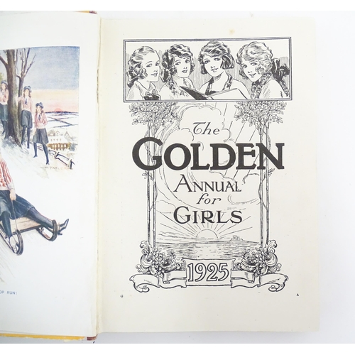 939 - Books / Annuals: Five assorted annuals comprising The Golden Annual for Girls, 1925; Playbox Annual,... 