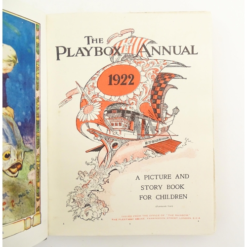 939 - Books / Annuals: Five assorted annuals comprising The Golden Annual for Girls, 1925; Playbox Annual,... 