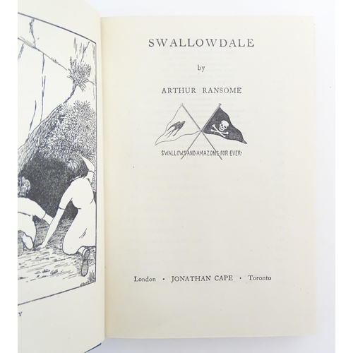 944 - Books: A large quantity of novels by Arthur Ransome to include Swallows and Amazons, 1947; The Picts... 