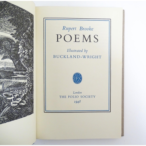 948 - Books: A quantity of Folio Society books, comprising: The Sonnets of Michelangelo, translated by Eli... 