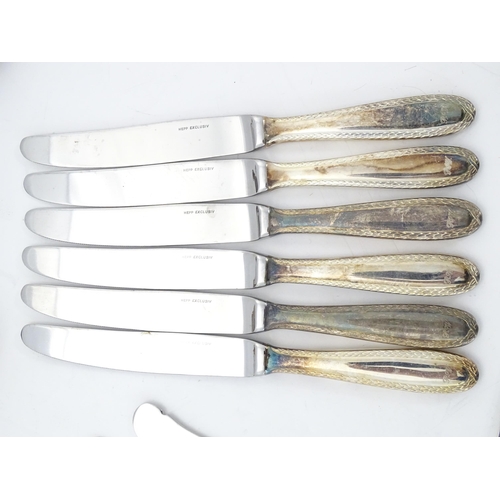 525 - Six place HEPP EXCLUSIV 18/10 stainless steel cutlery / flatware, comprising table knives, forks and... 