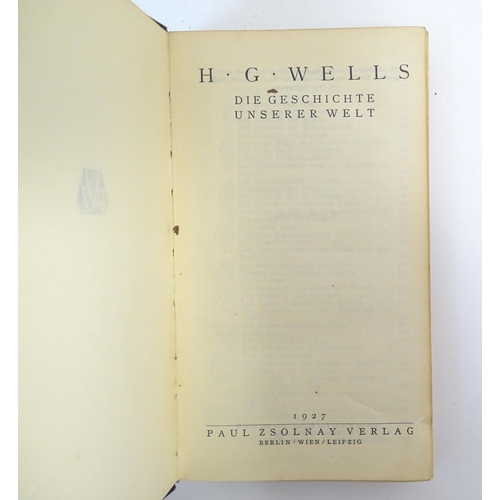 957 - Books: A quantity of titles in German to include Die Welt Als Wille und Vorstellung by Schopenhauer ... 