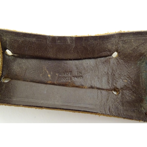 1035 - A mid 20thC hunting sheath knife by William Rogers (John Clarke & Co), Sheffield, approx 5