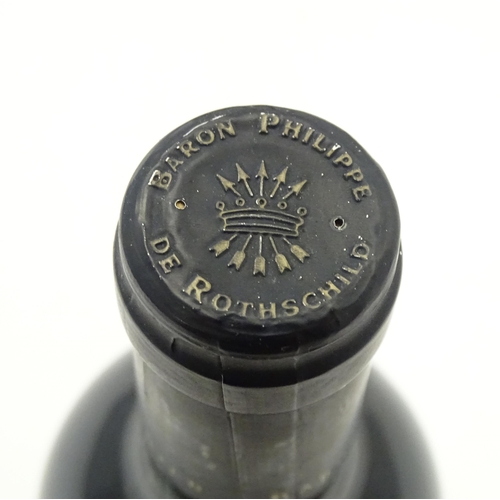 1080A - Red Wine : Five 75cl bottles of Baron Philippe de Rothschild 1997 Bordeaux red wine, each bottle app... 