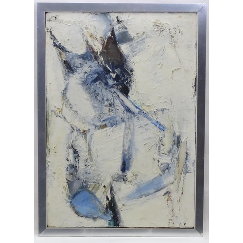 1663 - Paul Feiler (1918-2013), St Ives School, Oil on board, Untitled, An abstract composition. Ascribed v... 