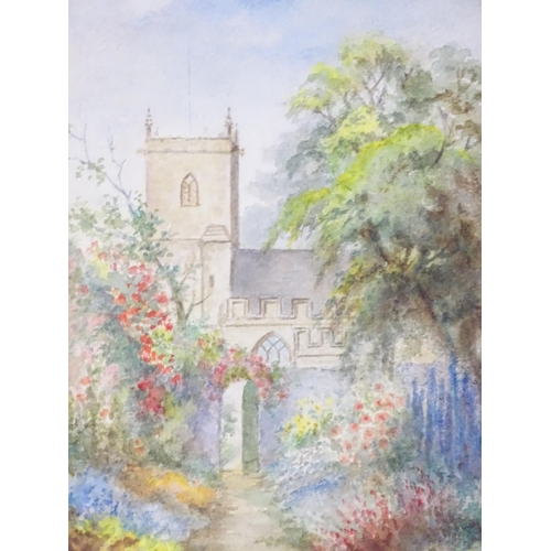 66 - Four 20th century watercolours depicting country landscapes by G. A. Coleman, to include Mappowder C... 