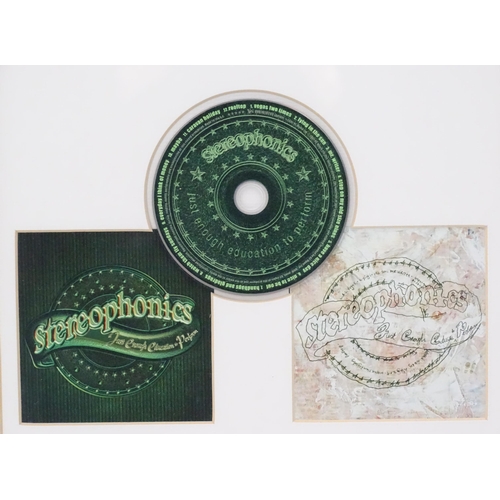 118 - Pop Music memorabilia, Stereophonics, 'Just Enough Education to Perform' album : a framed diorama, i... 