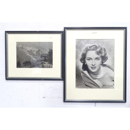 266 - A quantity of monochrome photographs by Charles Trigg to include studio portraits of Katie Boyle, Jo... 