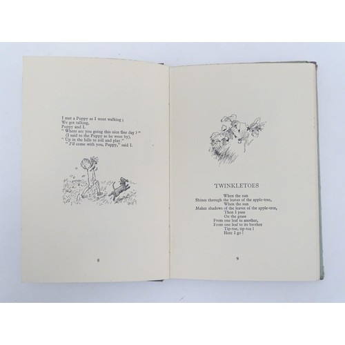 287 - Book: When We Were Very Young, by A. A.  Milne. Decorations by E. H. Shepard. Published by Methuen &... 