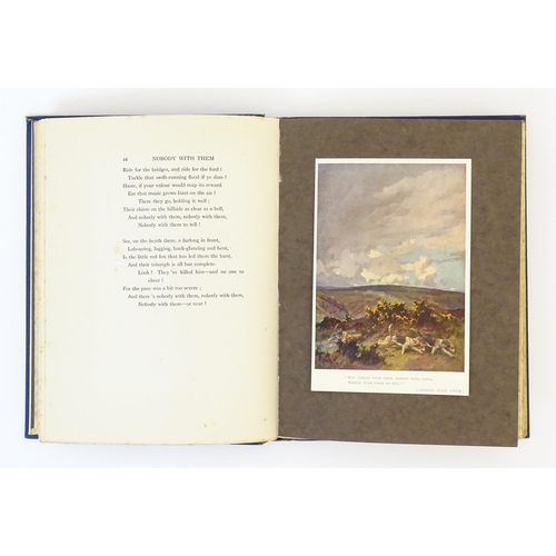 295 - Books: Two titles comprising Over the Grass, by Will H. Ogilvie, illustrated by Lionel Edwards, 1925... 