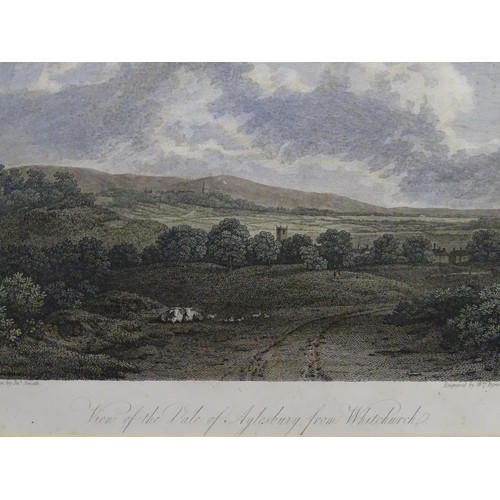305 - Four assorted prints / engravings to include Balmoral Castle after E. Duncan, Stewkley Church, Bucki... 