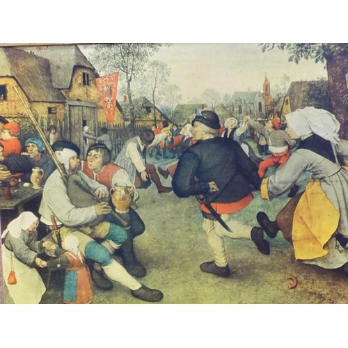 323 - A quantity of assorted prints to include examples after Pieter Brueghel the Elder, Village Wedding, ... 