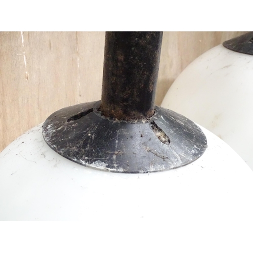 335 - 3 exterior wall lights. Approx 30 1/2