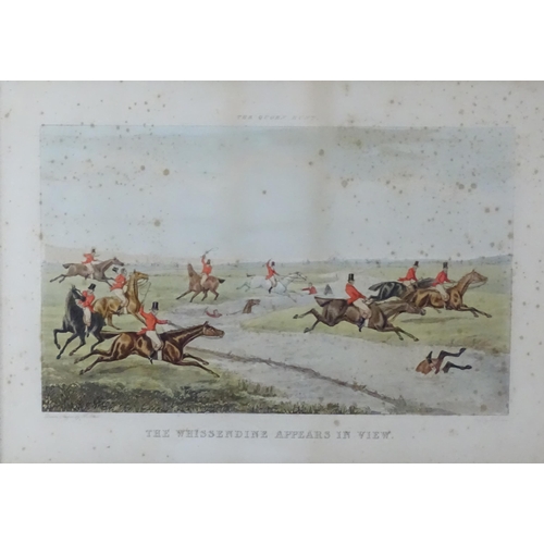 336 - Frederick Christian Lewis, after Henry Thomas Alken (1785-1851), 19th century, Eight colour engravin... 
