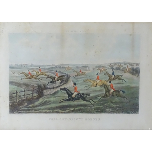 336 - Frederick Christian Lewis, after Henry Thomas Alken (1785-1851), 19th century, Eight colour engravin... 