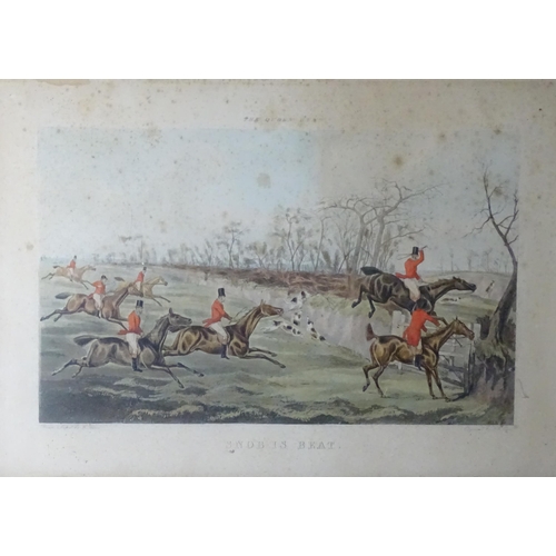 336 - Frederick Christian Lewis, after Henry Thomas Alken (1785-1851), 19th century, Eight colour engravin... 