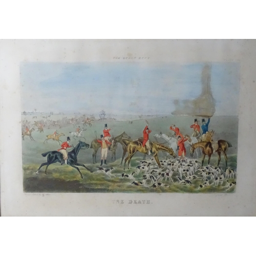 336 - Frederick Christian Lewis, after Henry Thomas Alken (1785-1851), 19th century, Eight colour engravin... 
