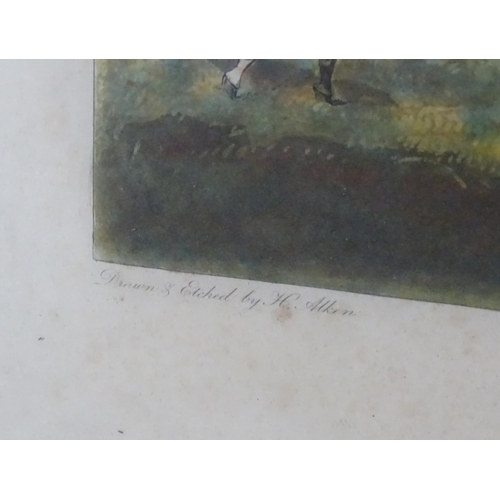 336 - Frederick Christian Lewis, after Henry Thomas Alken (1785-1851), 19th century, Eight colour engravin... 