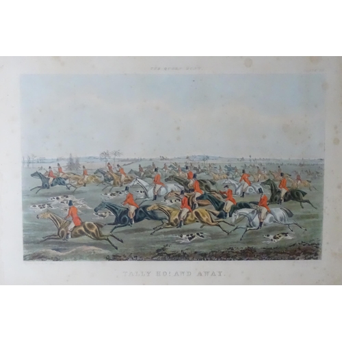 336 - Frederick Christian Lewis, after Henry Thomas Alken (1785-1851), 19th century, Eight colour engravin... 