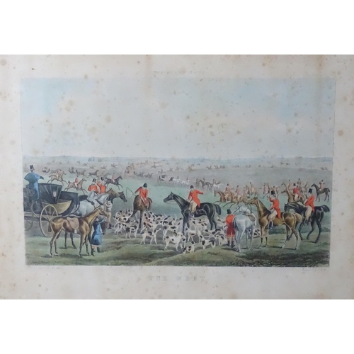 336 - Frederick Christian Lewis, after Henry Thomas Alken (1785-1851), 19th century, Eight colour engravin... 