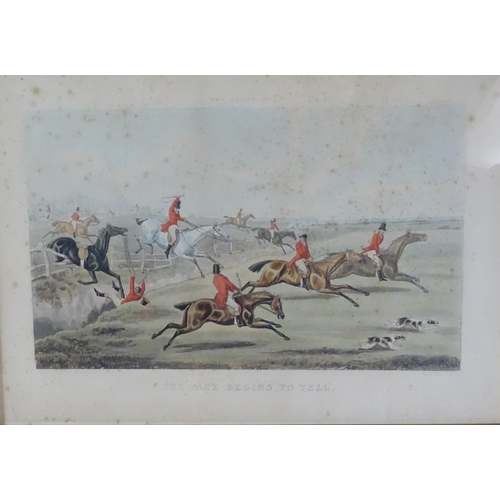 336 - Frederick Christian Lewis, after Henry Thomas Alken (1785-1851), 19th century, Eight colour engravin... 