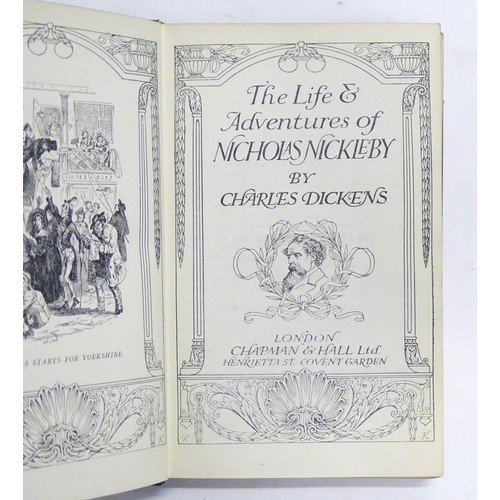 349 - Books: A quantity of assorted books, titles to include The Life & Adventures of Nicholas Nickleby, T... 