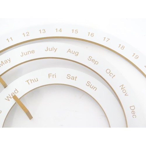 351 - A Sebastian Bergne ring calendar