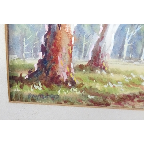 367 - Herbert Clarke Simpson (1879-1966), Australian School, Watercolour & gouache, Dayboro, Queensland, A... 