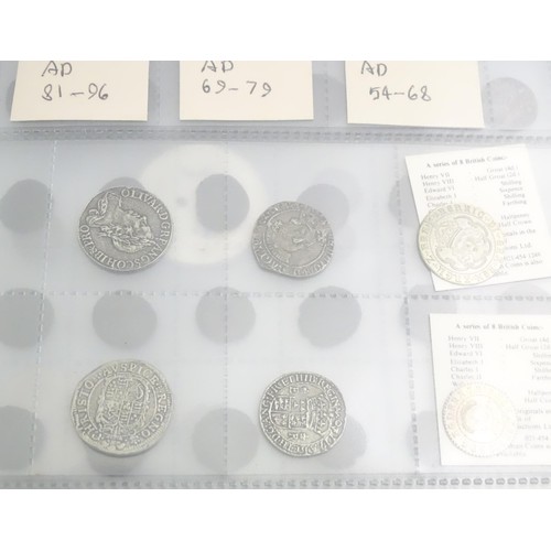 394 - A quantity of assorted coins, some commemorative